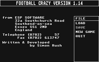 Football Crazy atari screenshot