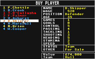 Football Crazy atari screenshot