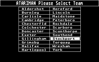 Football Crazy atari screenshot