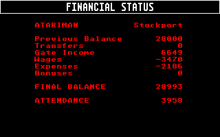 Football Crazy atari screenshot