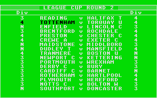 Football Director atari screenshot
