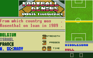 Football Genius atari screenshot