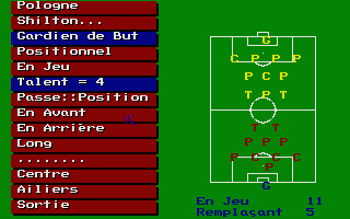 Football Manager - World Cup Edition 1990 atari screenshot