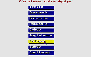 Football Manager - World Cup Edition 1990 atari screenshot