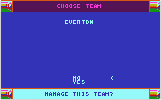 Football Manager II + Expansion Kit atari screenshot