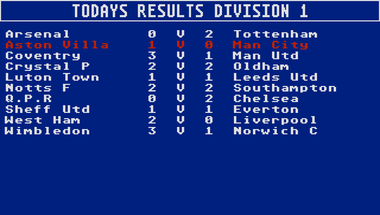 Football Masters atari screenshot
