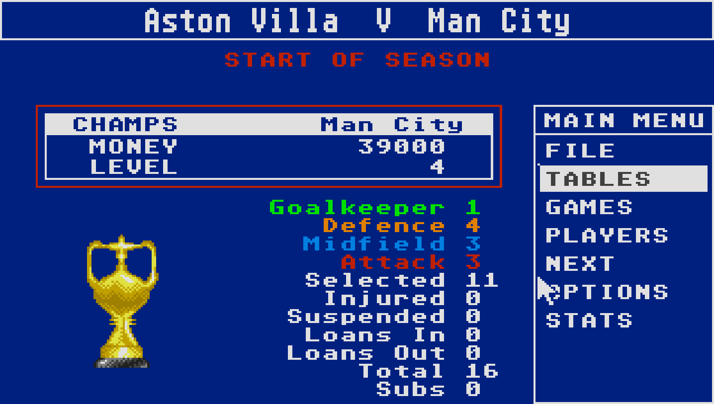 Football Masters atari screenshot