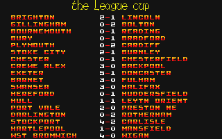 Football Tactician (Premier League) atari screenshot
