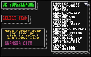 Footballer of the Year II atari screenshot