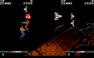 Forgotten Worlds atari screenshot