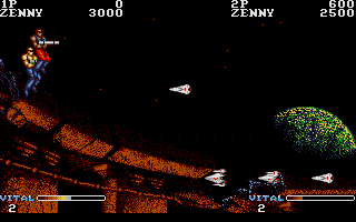 Forgotten Worlds atari screenshot