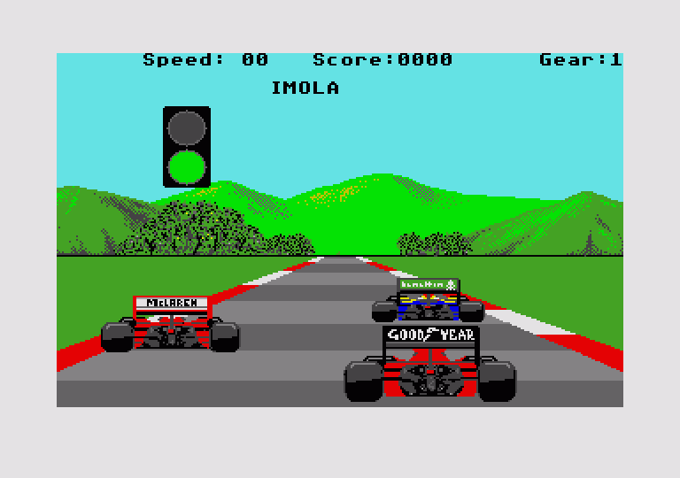 Formula 1 Grand Prix atari screenshot