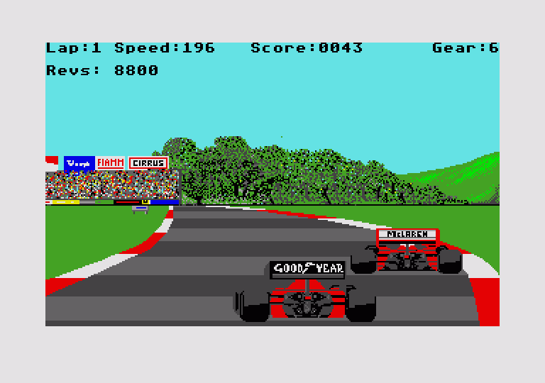 Formula 1 Grand Prix atari screenshot