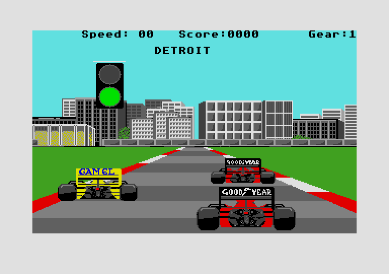 Formula 1 Grand Prix atari screenshot