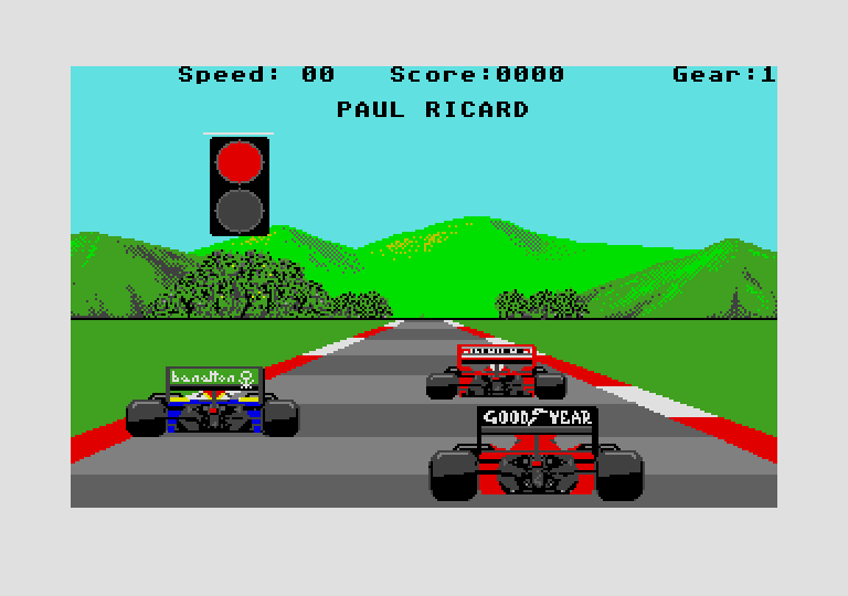 Formula 1 Grand Prix atari screenshot
