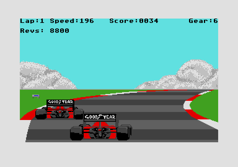 Formula 1 Grand Prix atari screenshot