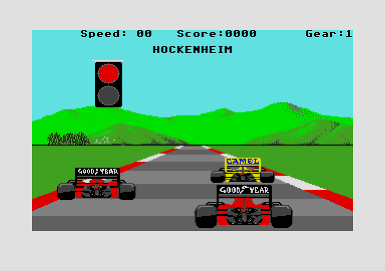 Formula 1 Grand Prix atari screenshot