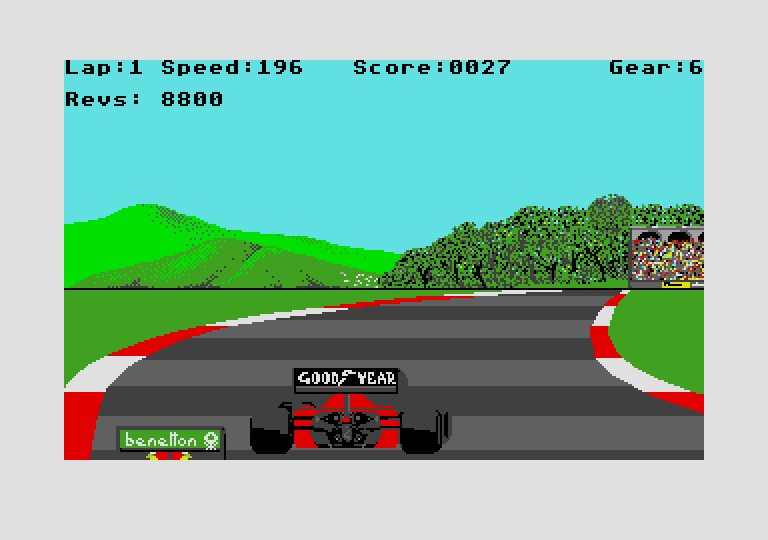 Formula 1 Grand Prix atari screenshot