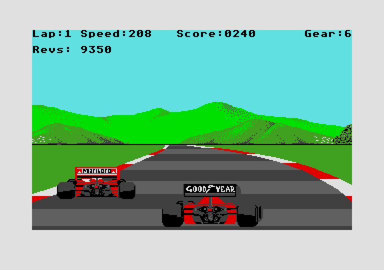 Formula 1 Grand Prix atari screenshot