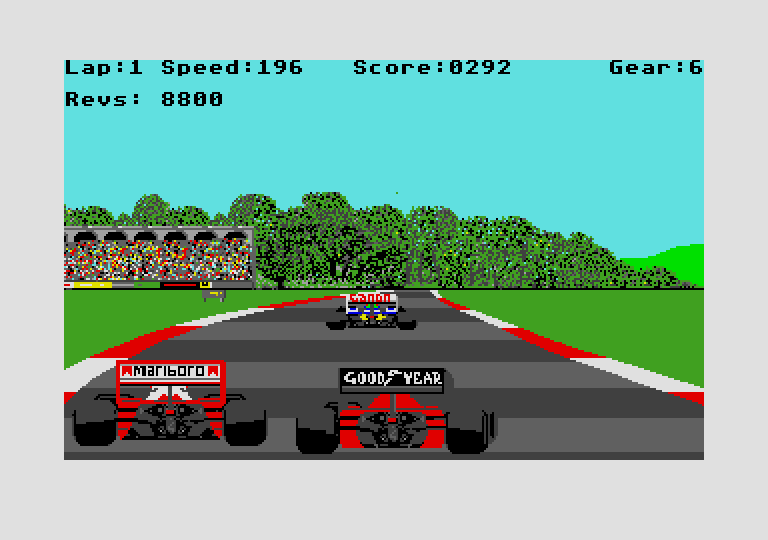 Formula 1 Grand Prix atari screenshot