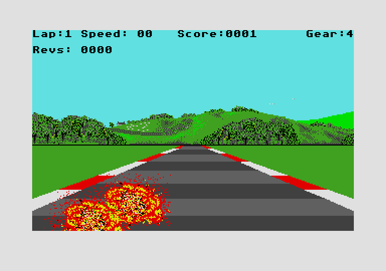 Formula 1 Grand Prix atari screenshot
