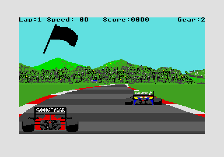 Formula 1 Grand Prix atari screenshot