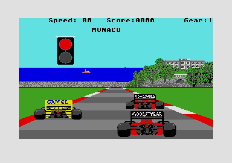 Formula 1 Grand Prix atari screenshot