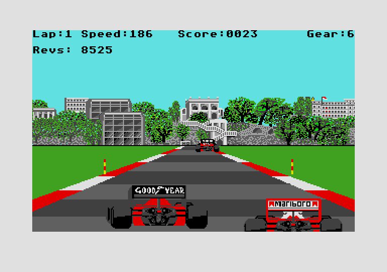 Formula 1 Grand Prix atari screenshot
