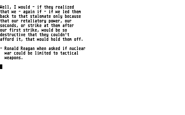 Fortune atari screenshot
