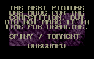 Four Colour Intro atari screenshot