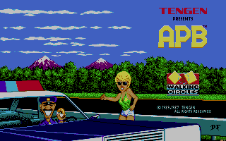 Fous du Volant (Les) atari screenshot