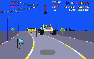 Fous du Volant (Les) atari screenshot