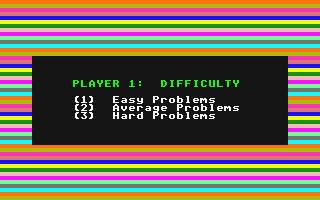 Fraction Action atari screenshot