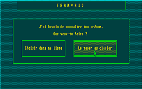Français CP atari screenshot