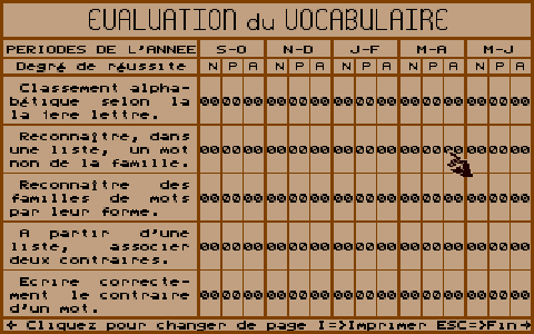 Français - CE1 atari screenshot