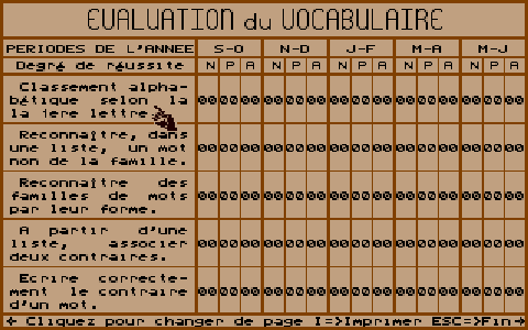 Français - CE1 atari screenshot