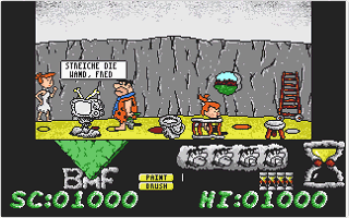 Fred Feuerstein atari screenshot