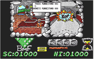 Fred Feuerstein atari screenshot