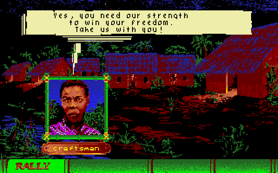 Freedom - Les Guerriers de l'Ombre / Rebels in the Darkness atari screenshot