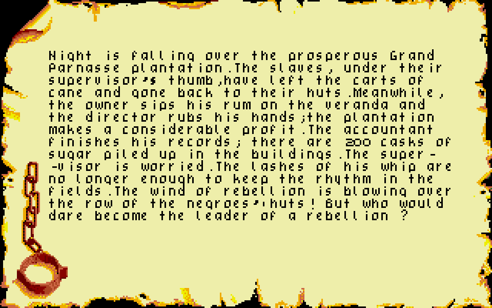 Freedom - Les Guerriers de l'Ombre / Rebels in the Darkness atari screenshot