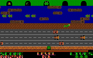 Frogger! atari screenshot