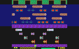 Frogger atari screenshot
