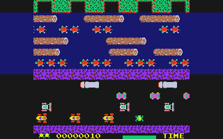 Frogger atari screenshot