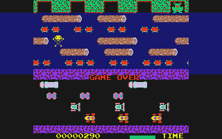 Frogger atari screenshot