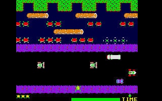 Frogger atari screenshot