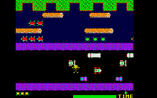 Frogger atari screenshot