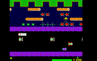 Frogger atari screenshot