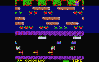 Frogger atari screenshot