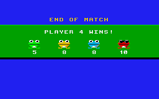 Frogs atari screenshot