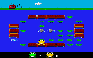 Frogs atari screenshot
